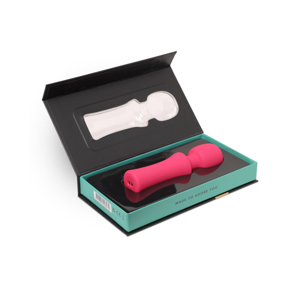 Nu Sensuelle Adore XLR8 Wand with Heat – Hot Pink