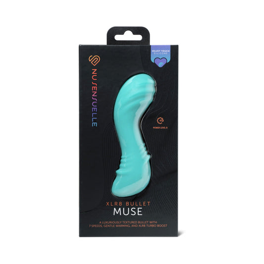 Nu Sensuelle Muse XLR8 Bullet with Heat – Blue