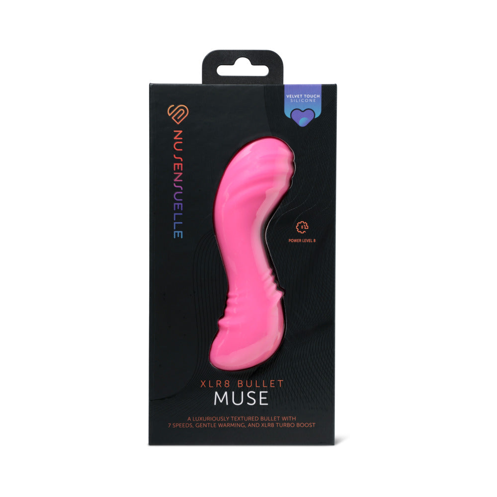 Nu Sensuelle Muse XLR8 Bullet with Heat - Hot Pink
