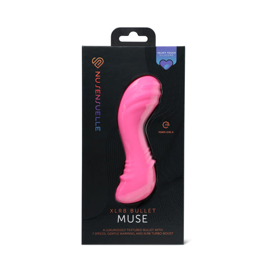 Nu Sensuelle Muse XLR8 Bullet with Heat - Hot Pink