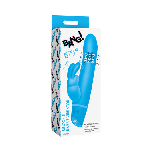 BANG! Silicone Rabbit Vibrator – Blue