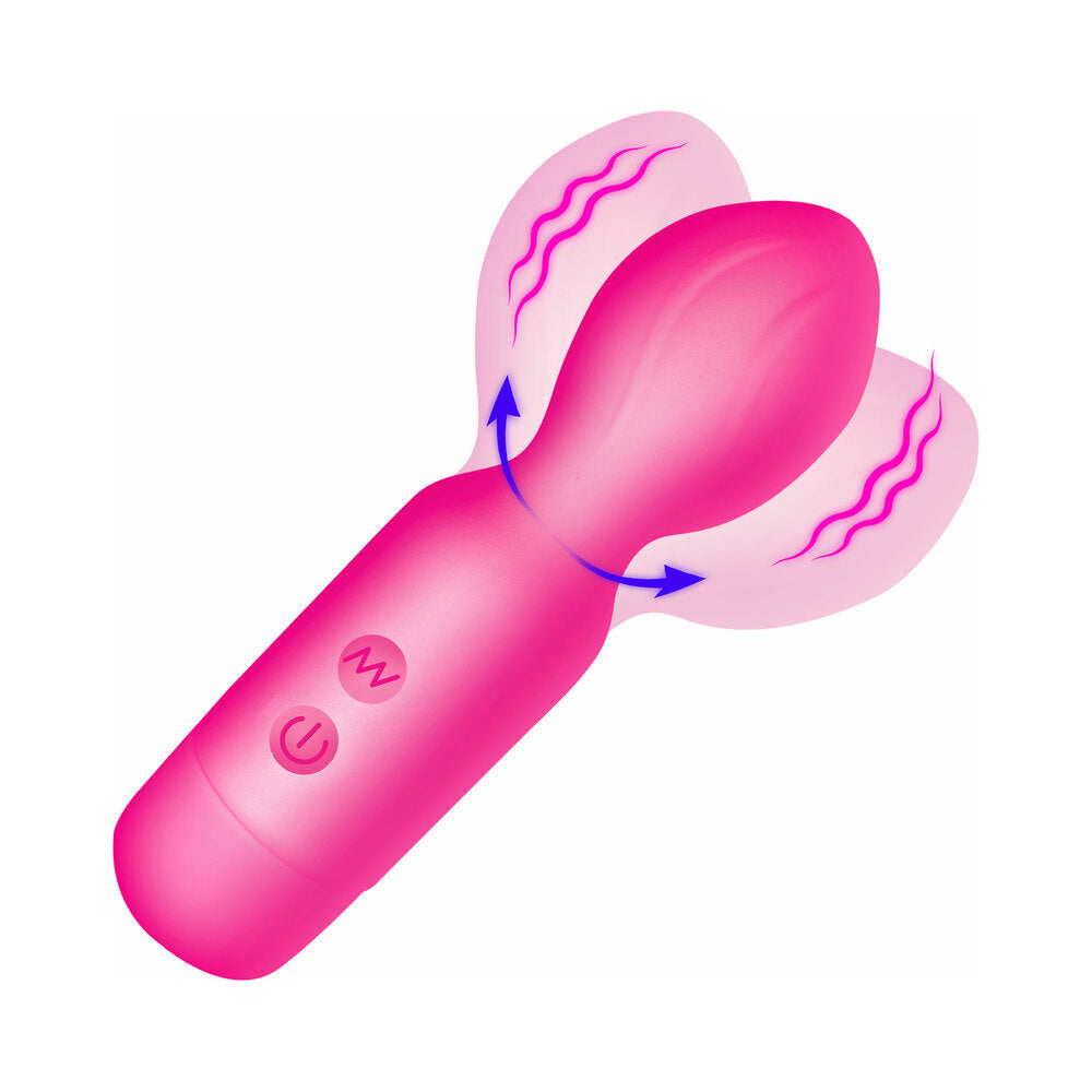 BANG! Vibrating Silicone Mini Wand – Hot Pink