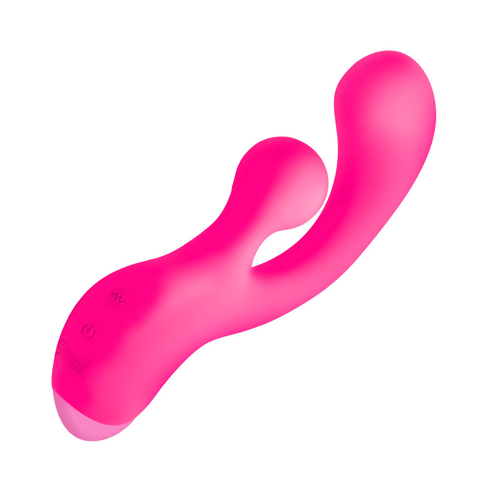 BANG! Gyro Rabbit Silicone Vibrator – Hot Pink
