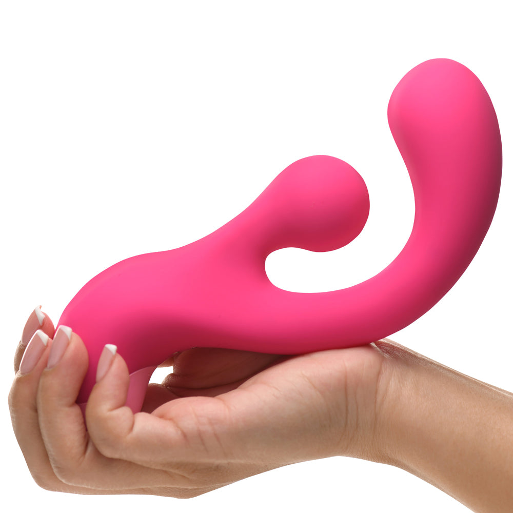 BANG! Gyro Rabbit Silicone Vibrator – Hot Pink