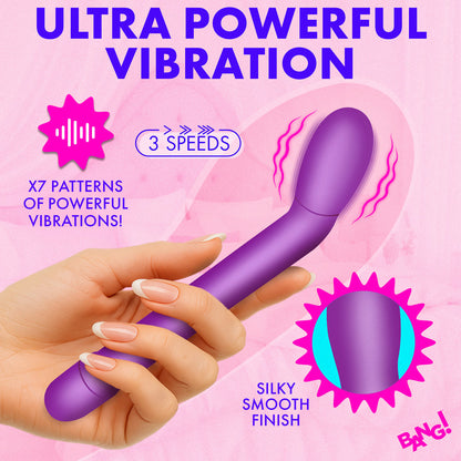 BANG! Slim G-Spot Vibrator – Purple Silicone