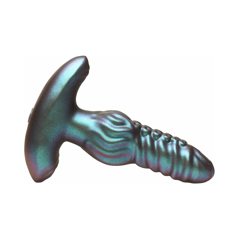 Creature Cocks Octo-Squirm Vibrating & Squirming Silicone Anal Plug - Teal