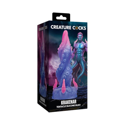 Creature Cocks Krakenar Tentacle Silicone Dildo – Periwinkle