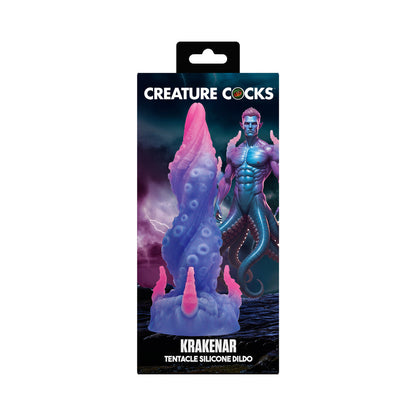 Creature Cocks Krakenar Tentacle Silicone Dildo – Periwinkle