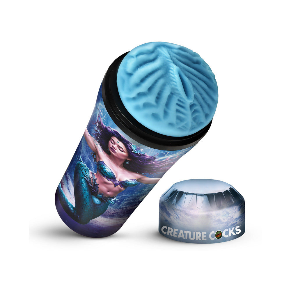 Creature Cocks Maven Mermaid Stroker – Black and Blue