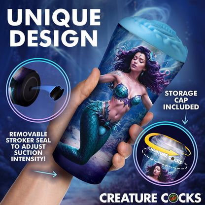 Creature Cocks Maven Mermaid Stroker – Black and Blue