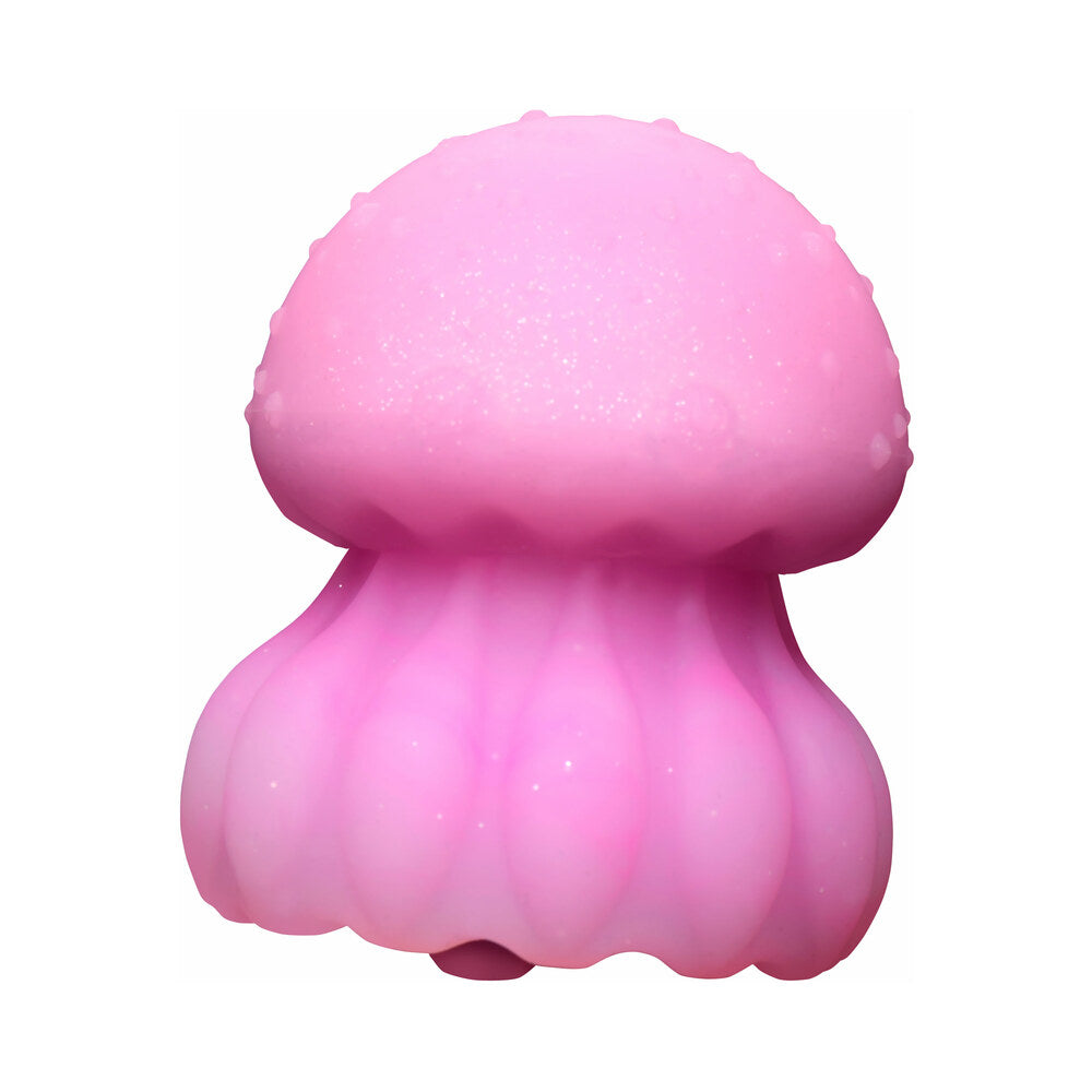 Creature Cuties Glow Jelly Licking & Vibrating Stimulator – Multi-Color