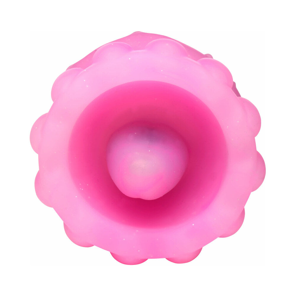 Creature Cuties Glow Jelly Licking & Vibrating Stimulator – Multi-Color