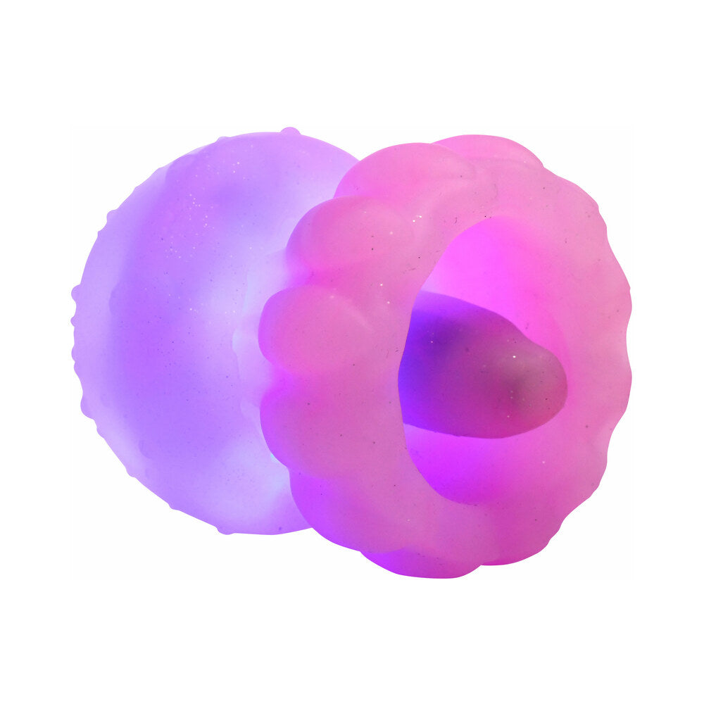 Creature Cuties Glow Jelly Licking & Vibrating Stimulator – Multi-Color