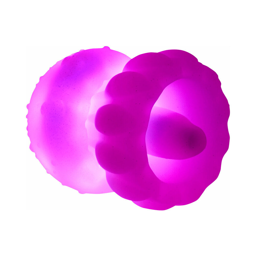 Creature Cuties Glow Jelly Licking & Vibrating Stimulator – Multi-Color