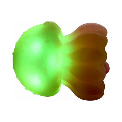 Creature Cuties Glow Jelly Licking & Vibrating Stimulator – Multi-Color