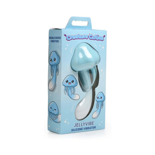Creature Cuties Jellyfish Silicone Vibrator – Blue