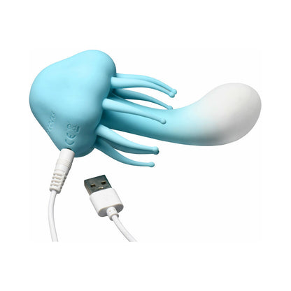 Creature Cuties Jellyfish Silicone Vibrator – Blue