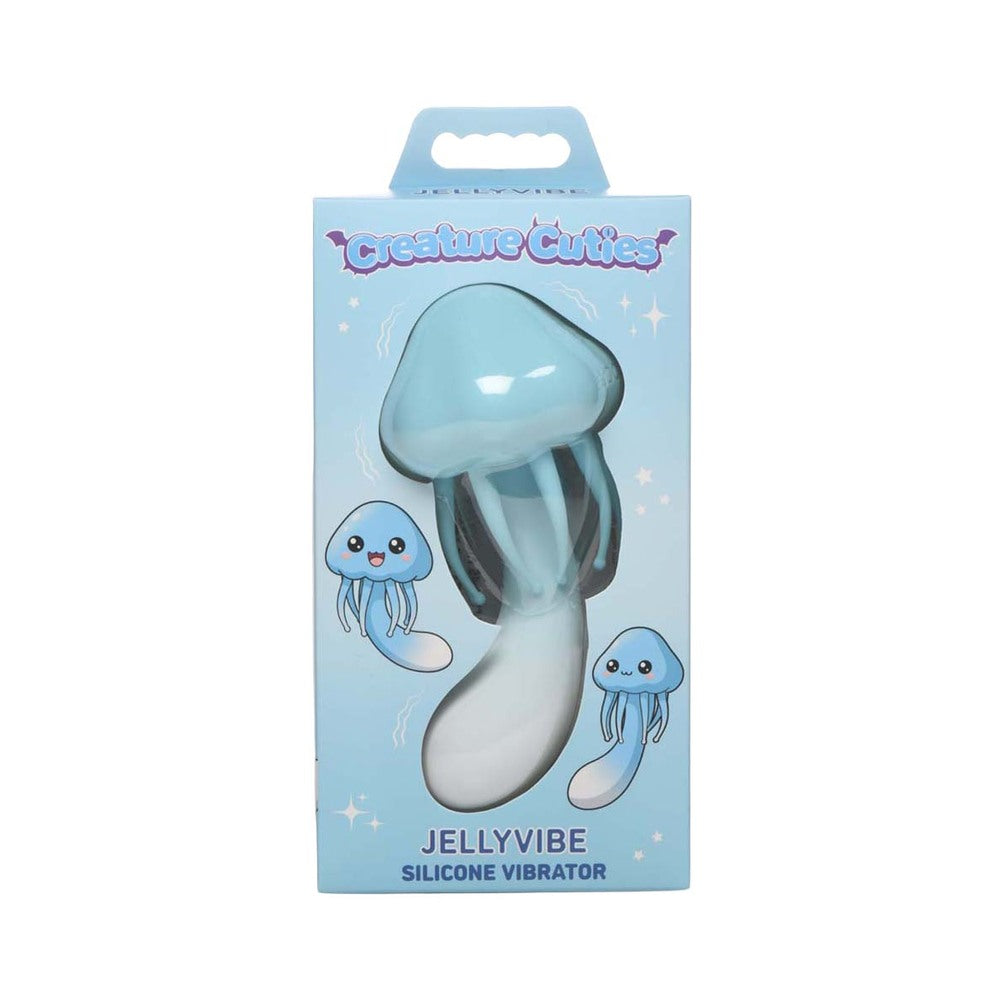 Creature Cuties Jellyfish Silicone Vibrator – Blue