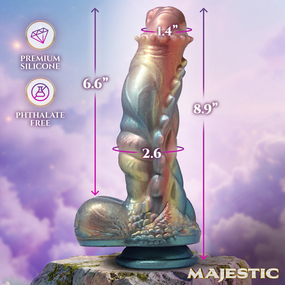 Majestic Seraphina Dragon Silicone Dildo – Multi-Color
