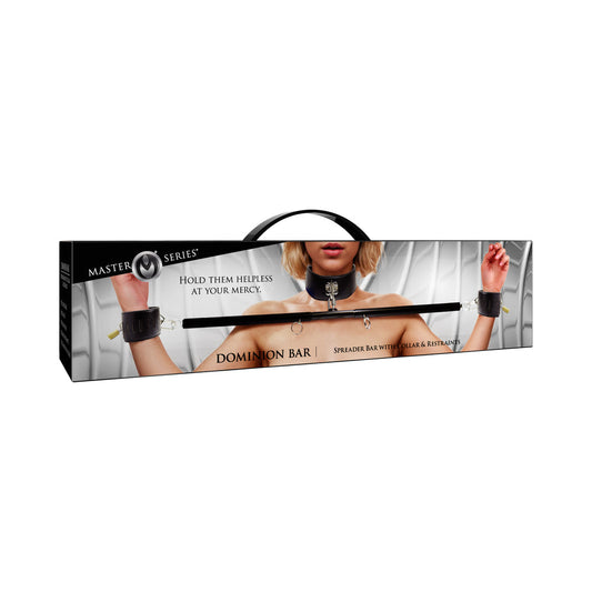 Master Series Spreader Bar with Collar – Black Metal