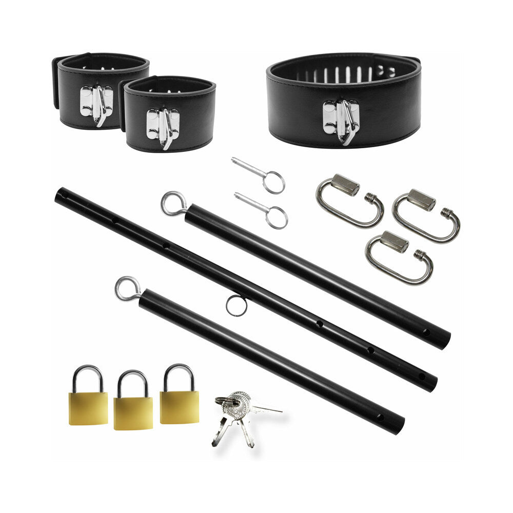 Master Series Spreader Bar with Collar – Black Metal