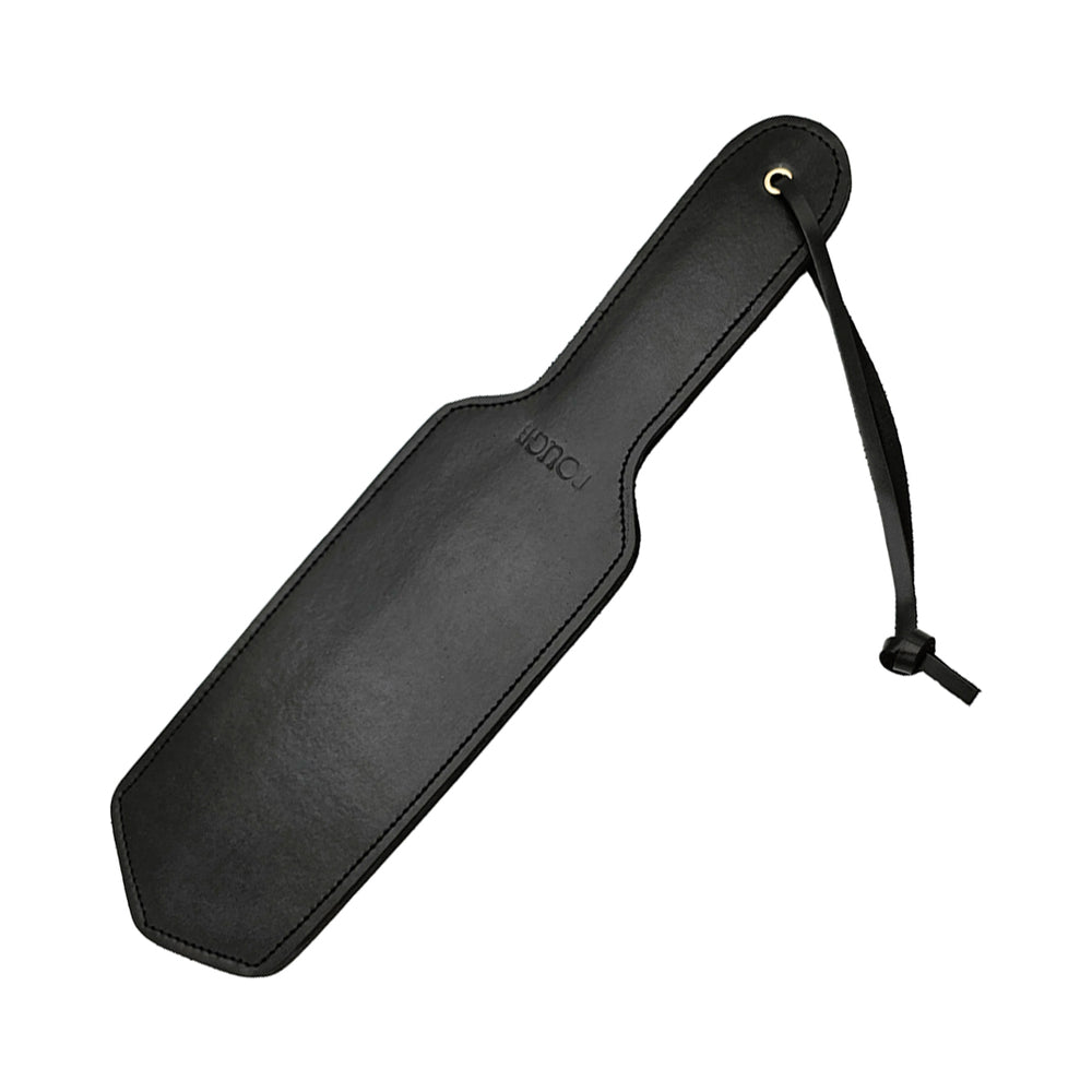 Rouge Leather Paddle with Gold Accents – Black