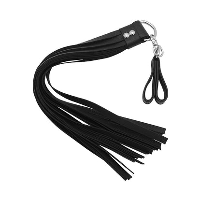 Rouge Garments Two Finger Flogger – Leather – Black
