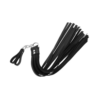 Rouge Garments Two Finger Flogger – Leather – Black