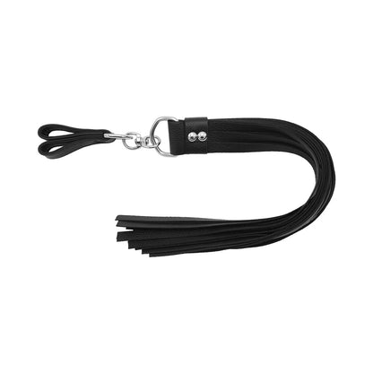 Rouge Garments Two Finger Flogger – Leather – Black