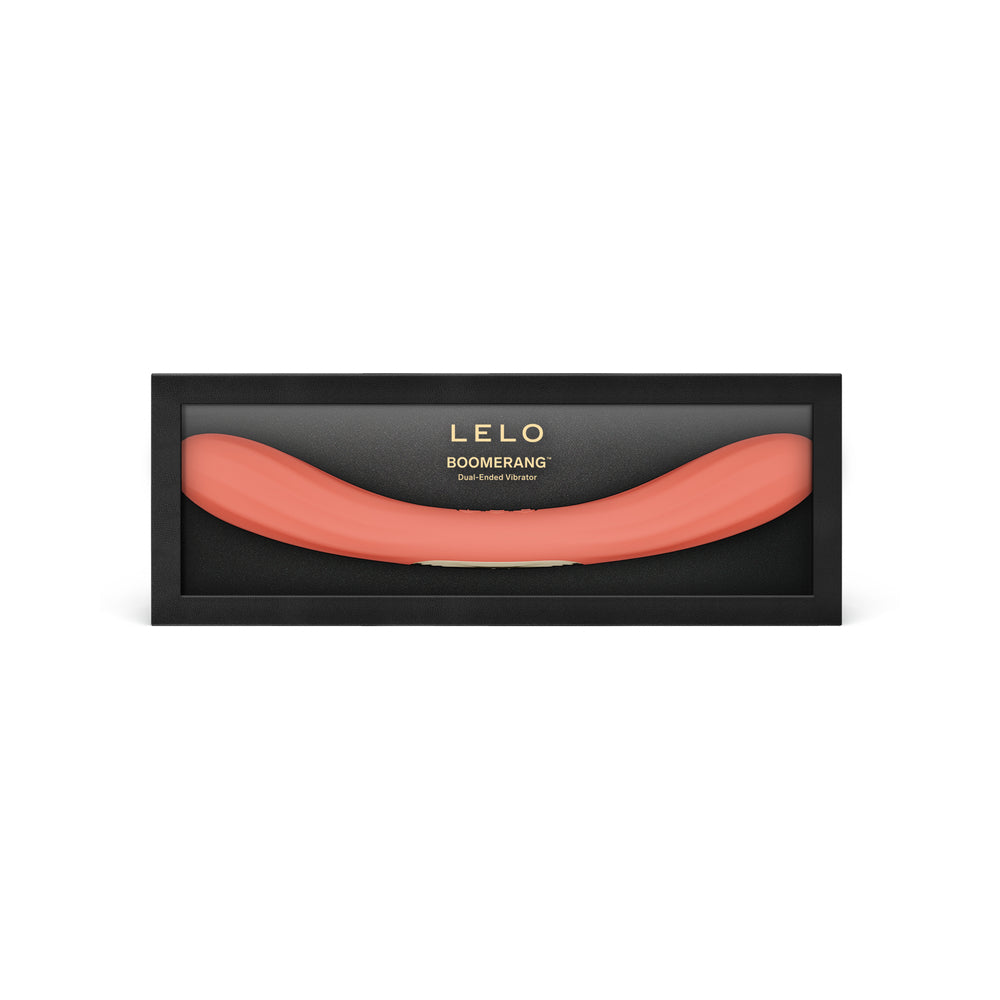 LELO BOOMERANG Dual-Ended Vibrator with Two Motors – Coral Red