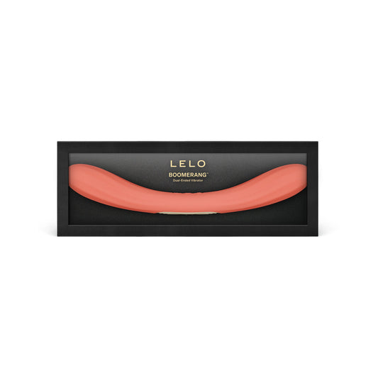 LELO BOOMERANG Dual-Ended Vibrator with Two Motors – Coral Red