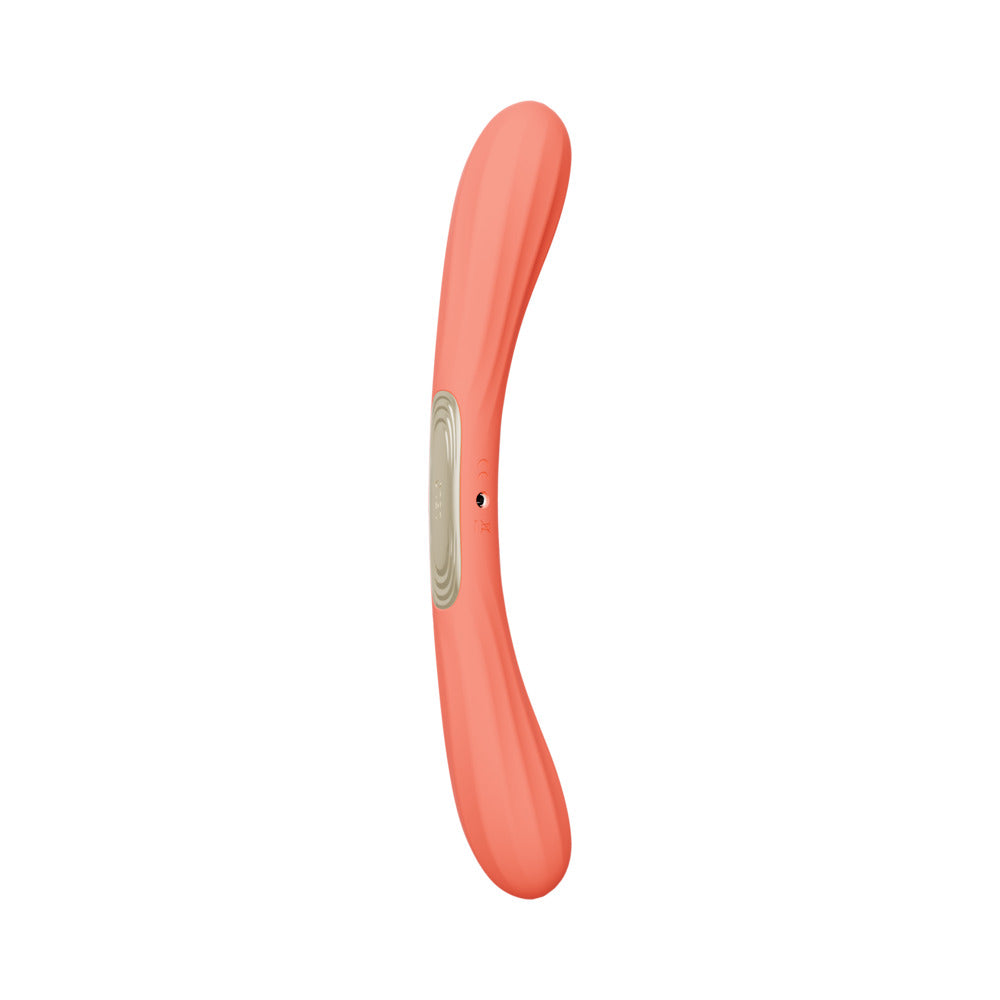 LELO BOOMERANG Dual-Ended Vibrator with Two Motors – Coral Red