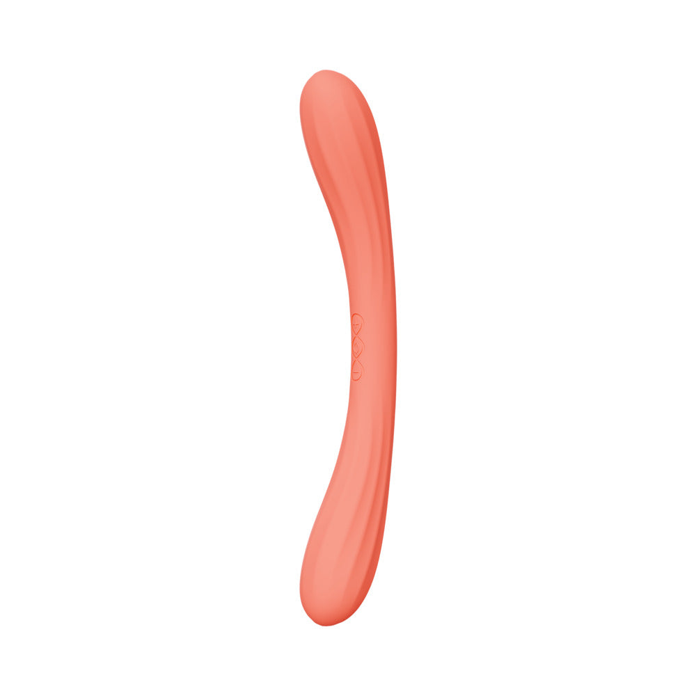 LELO BOOMERANG Dual-Ended Vibrator with Two Motors – Coral Red