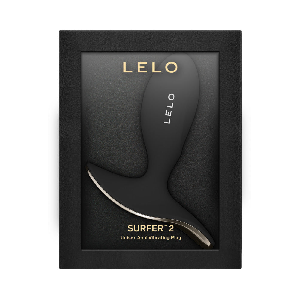 LELO Surfer 2 Unisex Anal Vibrating Plug – Black