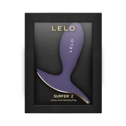 LELO Surfer 2 Unisex Vibrating Anal Plug – Cyber Purple
