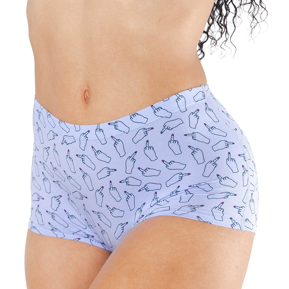 Shinesty The Little Birdie Boyshort L – Blue