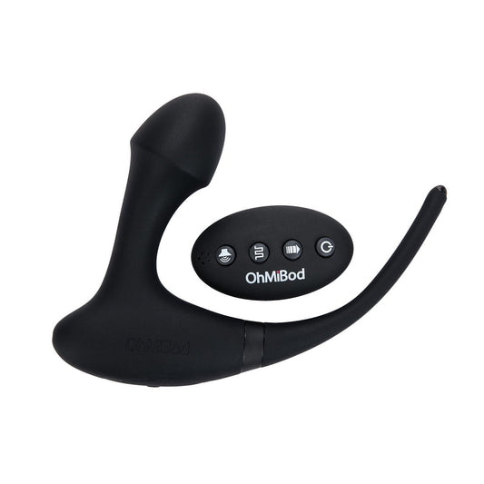 OhMiBod Club Vibe 3.0H Hero Plug – Black – Body-Safe Silicone Vibe with Ambient Sound Mode