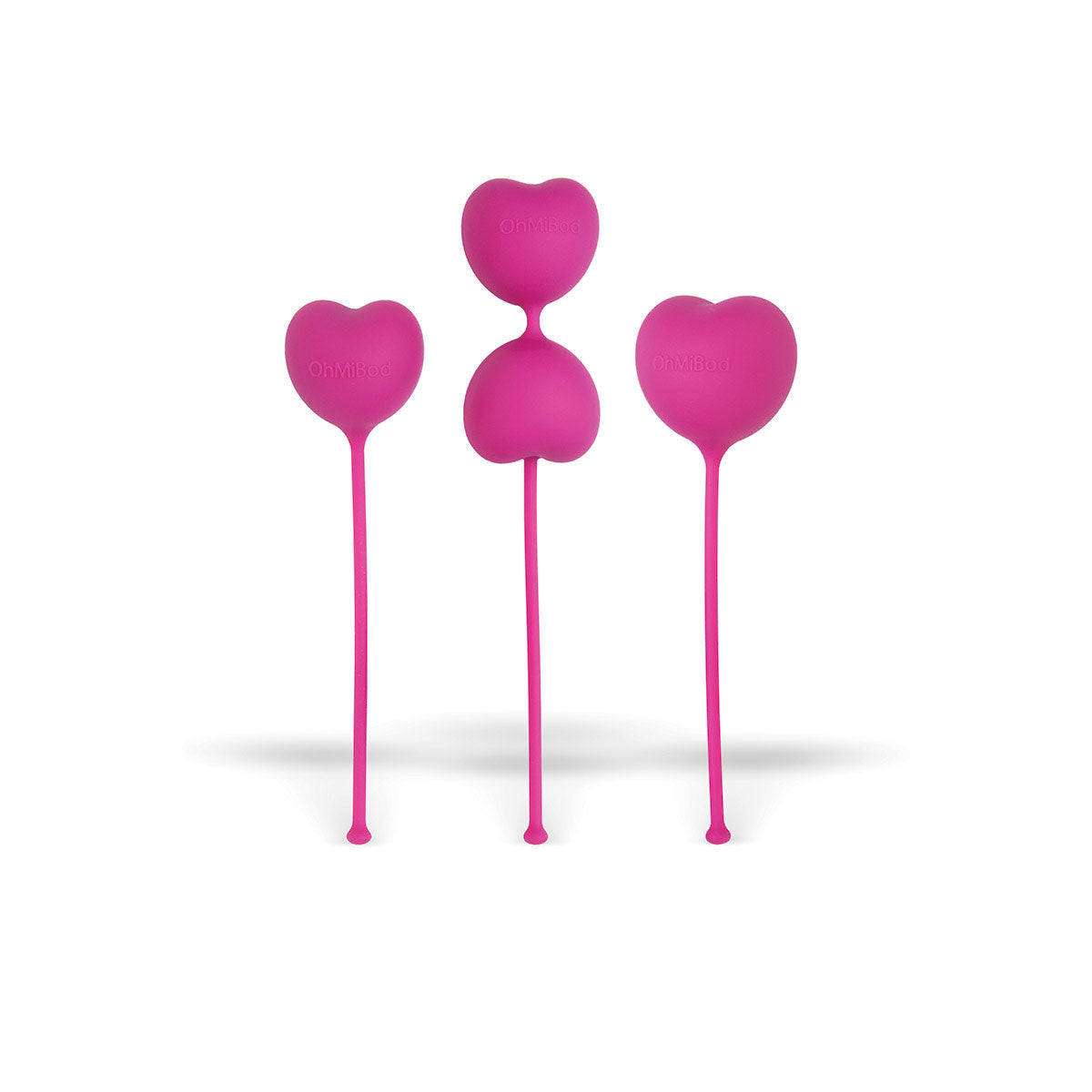 OhMiBod LoveLife Flex Kegel Exerciser 3-Piece Set – Pink