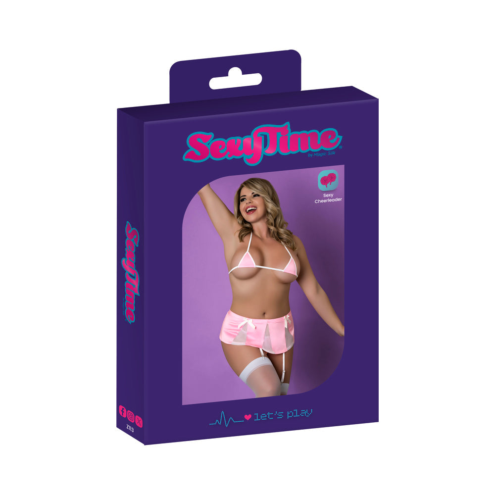 Magic Silk Sexy Time Half Time Honey Queen Size Lingerie - Pink
