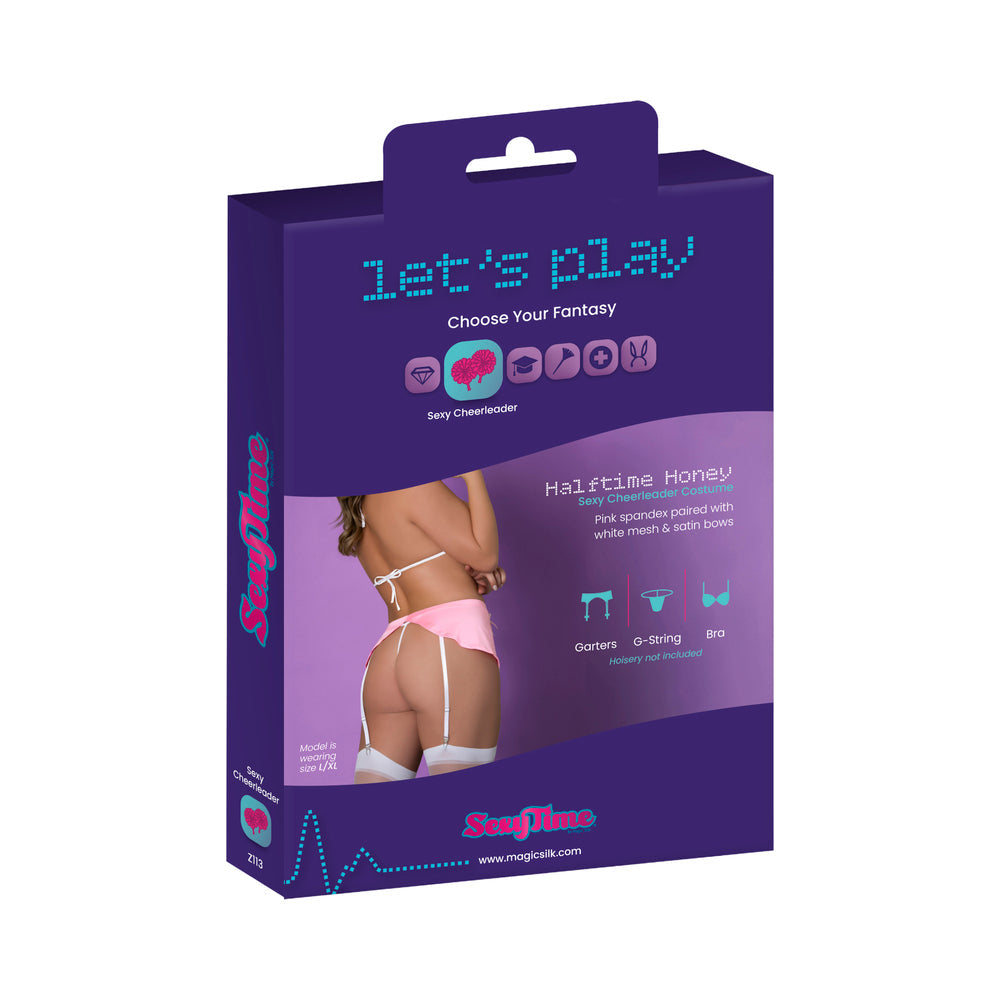 Magic Silk Sexy Time Half Time Honey Queen Size Lingerie - Pink