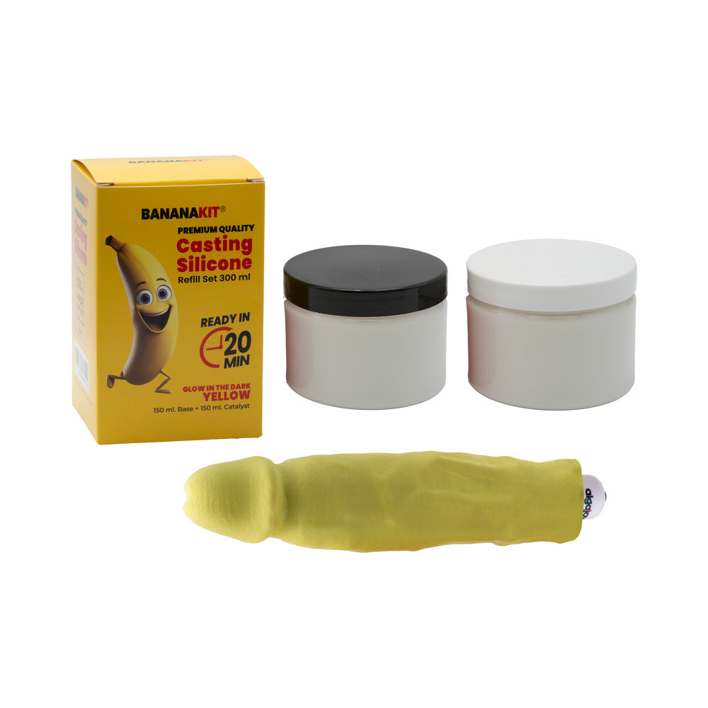 Bananakit Casting Silicone Glow-in-the-Dark Refill – Yellow