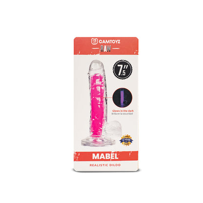 Camtoyz Realistic Raw Dildo Mabel - Pink - Ergonomic Design