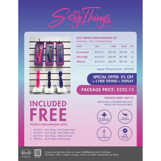 Blush Sexy Things Merchandising Kit – Assorted Colors