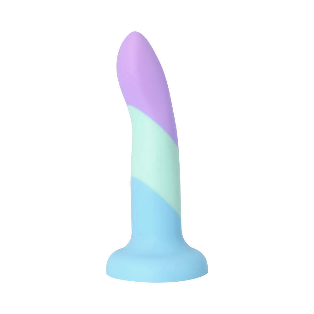 Adam & Eve Bliss Liquid Silicone Dildo – Multi-Color