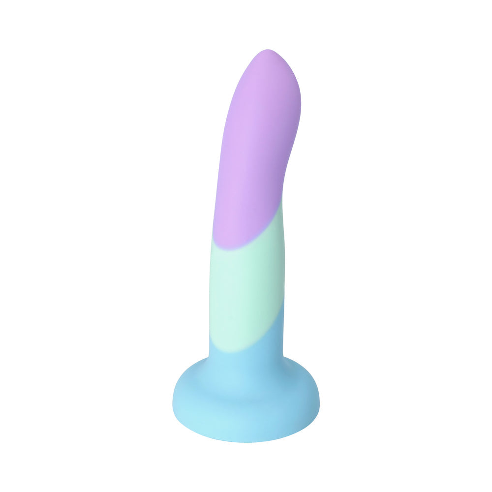 Adam & Eve Bliss Liquid Silicone Dildo – Multi-Color