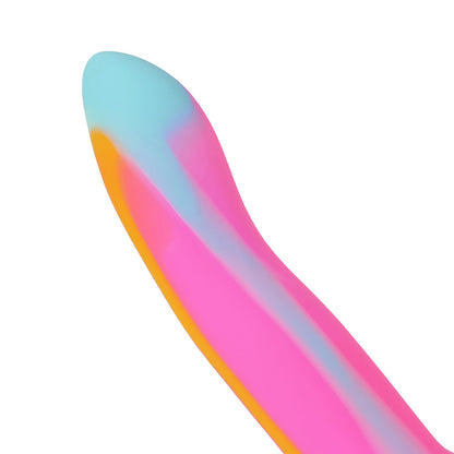 Adam & Eve Whimsy Glow-In-The-Dark Dildo – Multi-Color