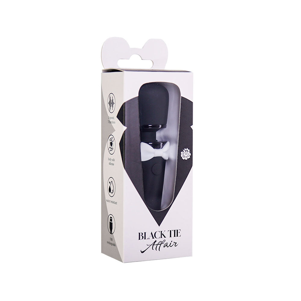 BMS Black Tie Affair Mini Wand - Black