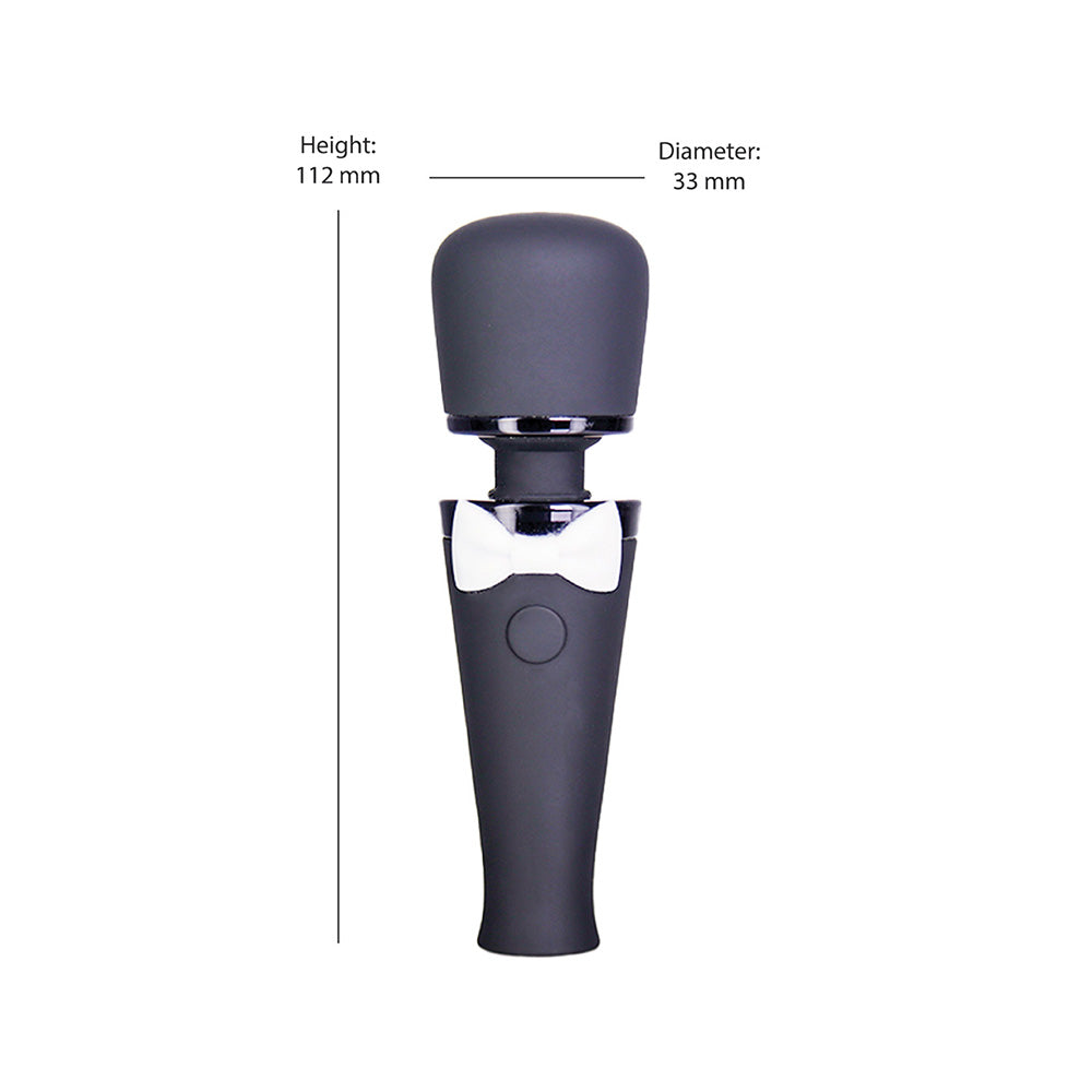BMS Black Tie Affair Mini Wand - Black