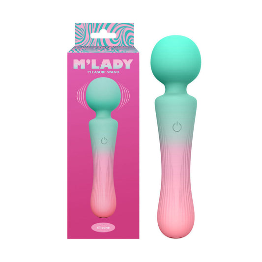 M''Lady Pleasure Wand Ombre Gradient – Multi-Color Vibrator