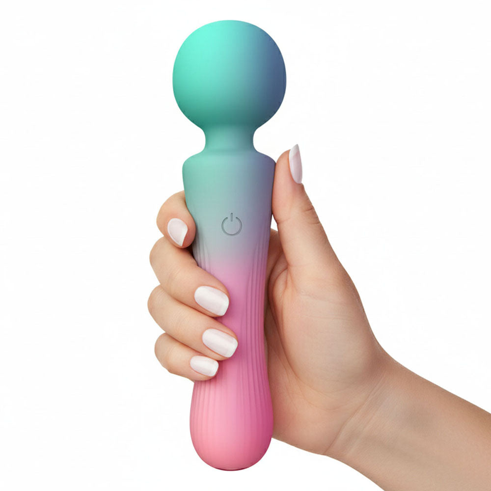 M''Lady Pleasure Wand Ombre Gradient – Multi-Color Vibrator